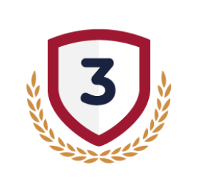 #3 ranking badge